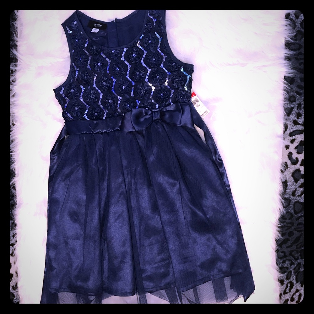 🆕 Beautiful Blue Sequin Dress SZ (10/12)